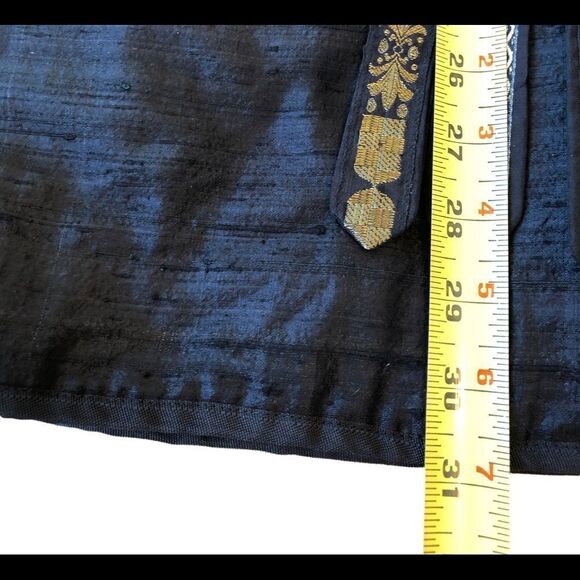 𝅺ja Resorts Vintage 80’s Silk Tassel Kimono Jacket EUC - Picture 11 of 11